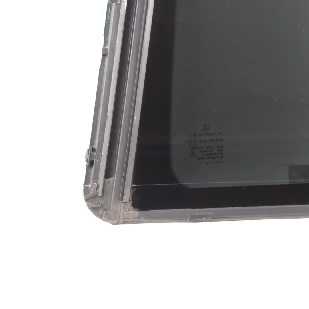 Door Window Glass Quarter Side AS3 Right O/S to Mercedes GL X166 Rear with Part number A1667301055 Mercedes GL X166 Rear Door Window Glass Quarter Side AS3 Right O/S - SKU A1667301055 - Part number A1667301055