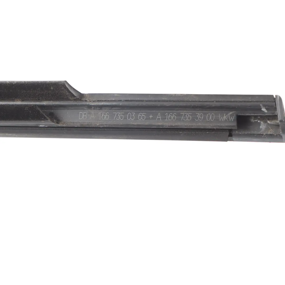 Sealing Rail Outer Door Rear Left N/S Moulding Strip to Mercedes W166 with Part number A1667356900 Mercedes W166 Sealing Rail Outer Door Rear Left N/S Moulding Strip - SKU A1667356900 - Part number A1667356900