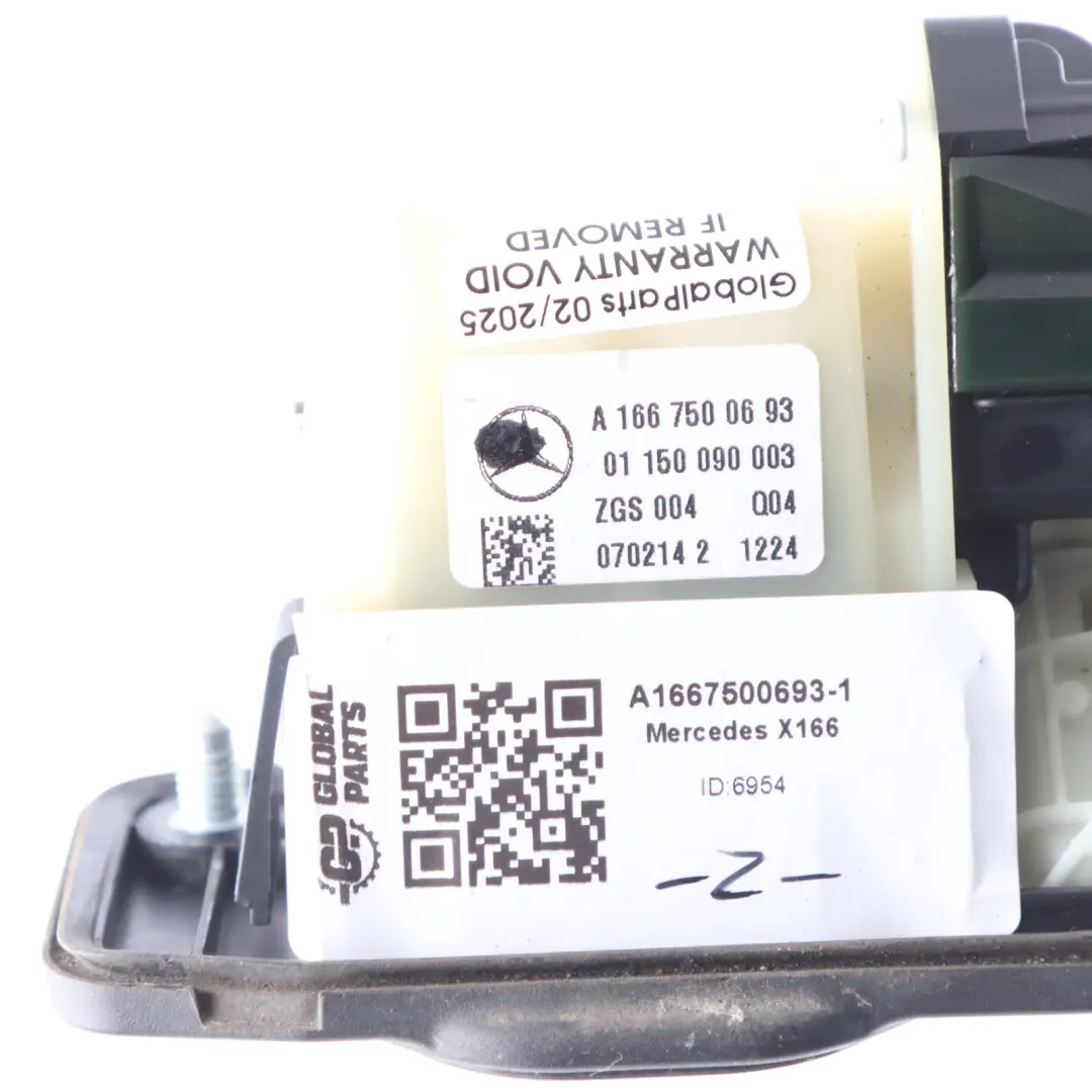 Mercedes W166 X156 Rear Door Trunk Handle Tailgate Trim Panel - SKU A1667500693-1 - Part number A1667500693