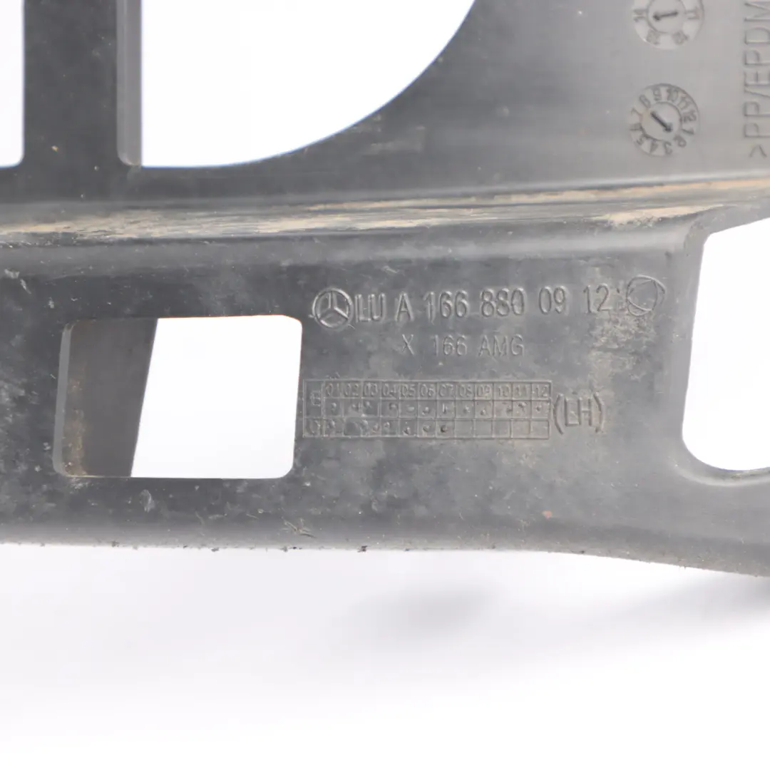 Bumper Bracket Carrier Support Holder Left N/S to Mercedes X166 Rear with Part number A1668800912 Mercedes X166 Rear Bumper Bracket Carrier Support Holder Left N/S - SKU A1668800912 - Part number A1668800912