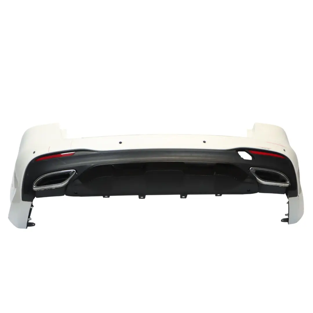 Bumper Rear Trim Panel Covering Diamond White Metallic - 799 to Mercedes W166 with Part number A1668851038 Mercedes W166 Bumper Rear Trim Panel Covering Diamond White Metallic - 799 - SKU A1668851038-DWM - Part number A1668851038