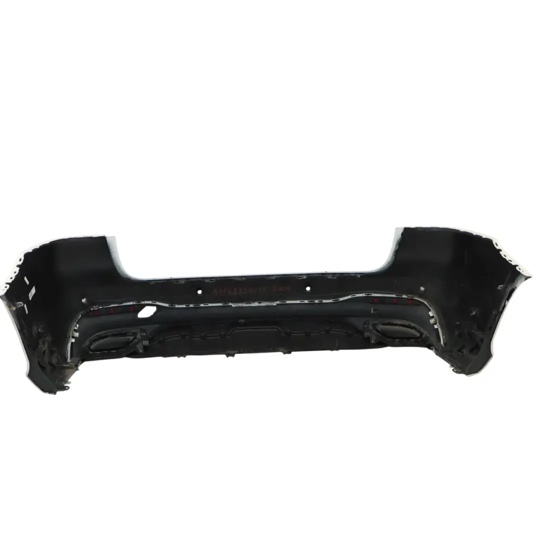 Mercedes W166 Bumper Rear Trim Panel Covering Diamond White Metallic - 799 - SKU A1668851038-DWM - Part number A1668851038