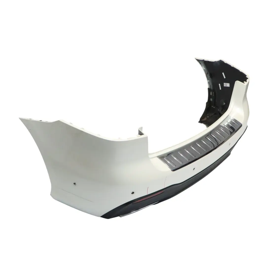 Mercedes W166 Bumper Rear Trim Panel Covering Diamond White Metallic - 799 - SKU A1668851038-DWM - Part number A1668851038