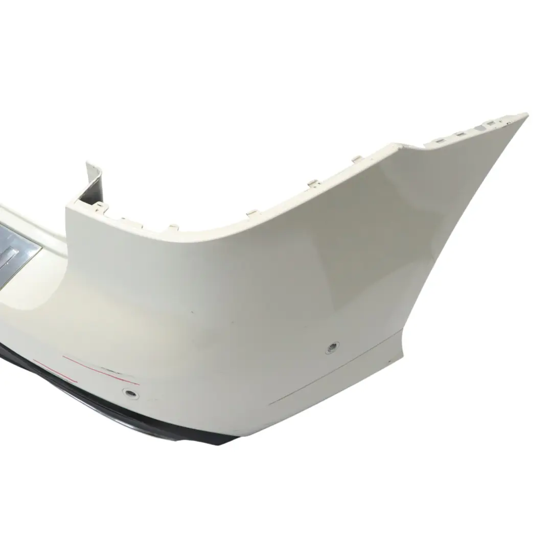 Bumper Rear Trim Panel Covering Diamond White Metallic - 799 to Mercedes W166 with Part number A1668851038 Mercedes W166 Bumper Rear Trim Panel Covering Diamond White Metallic - 799 - SKU A1668851038-DWM - Part number A1668851038