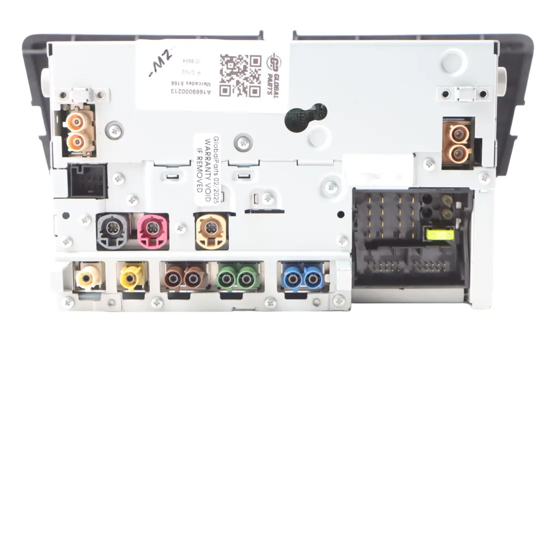 Radio Stereo Lettore CD Audio Unità principale per Mercedes ML W166 con numero di parte A1669000213 Mercedes ML W166 Radio Stereo Lettore CD Audio Unità principale - SKU A1669000213 - Numero di parte A1669000213