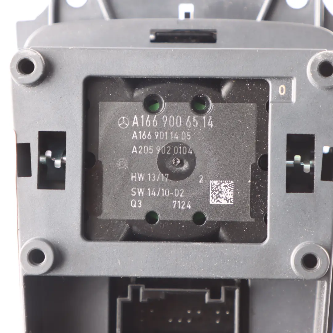 Centre Console Switch Controller Knob Panel Unit to Mercedes W166 C292 with Part number A1669006514 Mercedes W166 C292 Centre Console Switch Controller Knob Panel Unit - SKU A1669006514-1 - Part number A1669006514