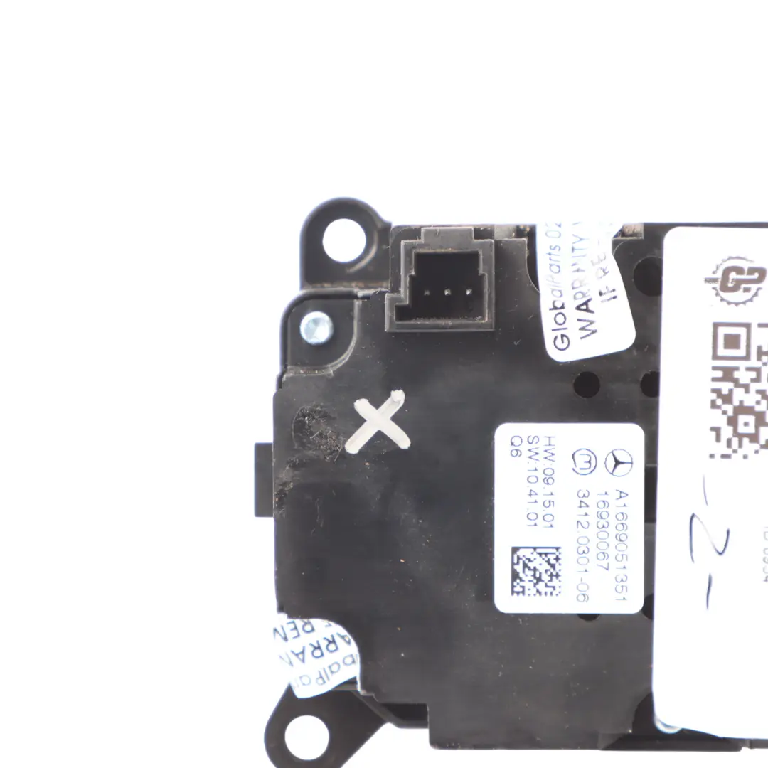 Suspension Switch Button Level Control Panel to Mercedes X166 Air with Part number A1669051351 Mercedes X166 Air Suspension Switch Button Level Control Panel - SKU A1669051351 - Part number A1669051351