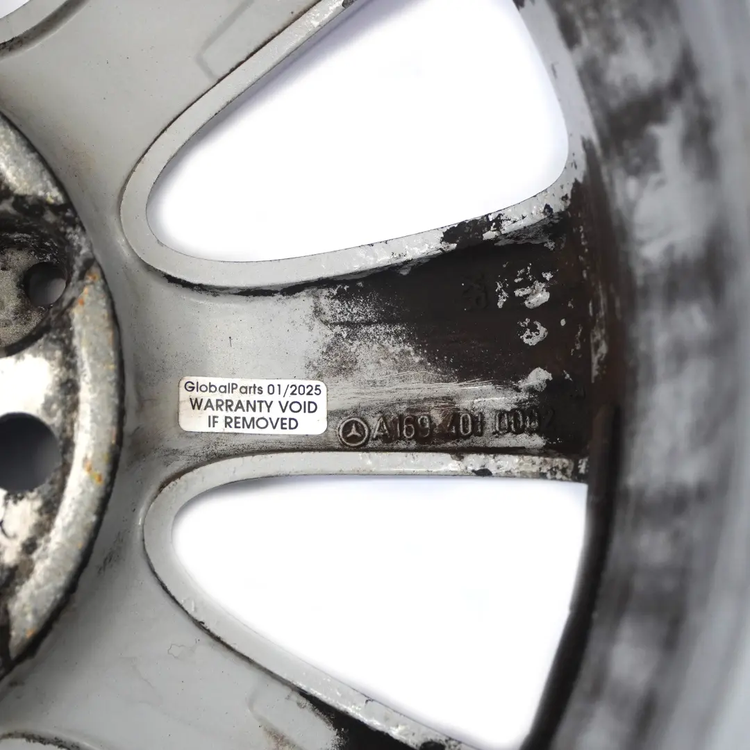 Mercedes W169 Cerchio in lega argento 15" ET:44 6J - SKU A1694010002-1 - Numero di parte A1694010002