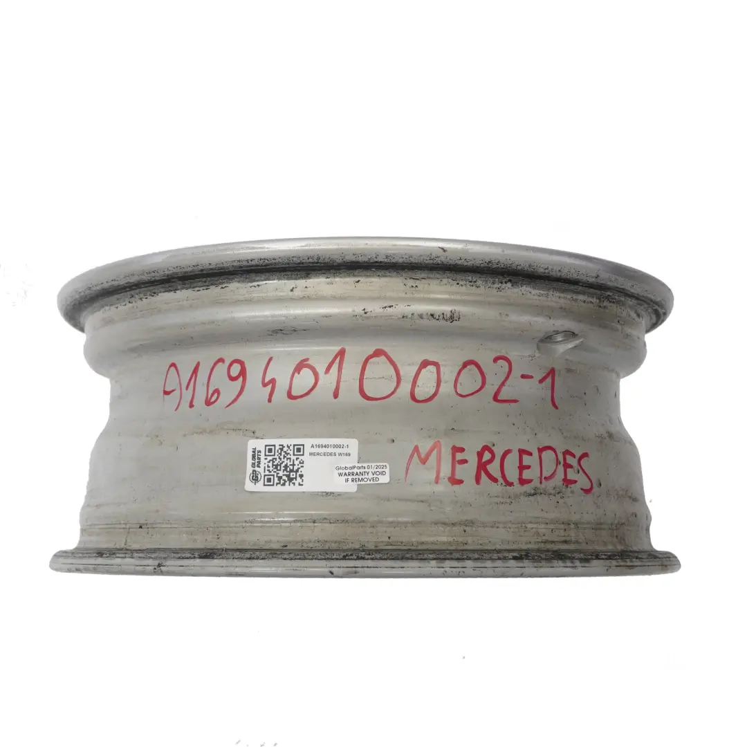 Mercedes W169 Silberne Leichtmetall felge 15" ET:44 6J - SKU A1694010002-1 - Teilenummer A1694010002