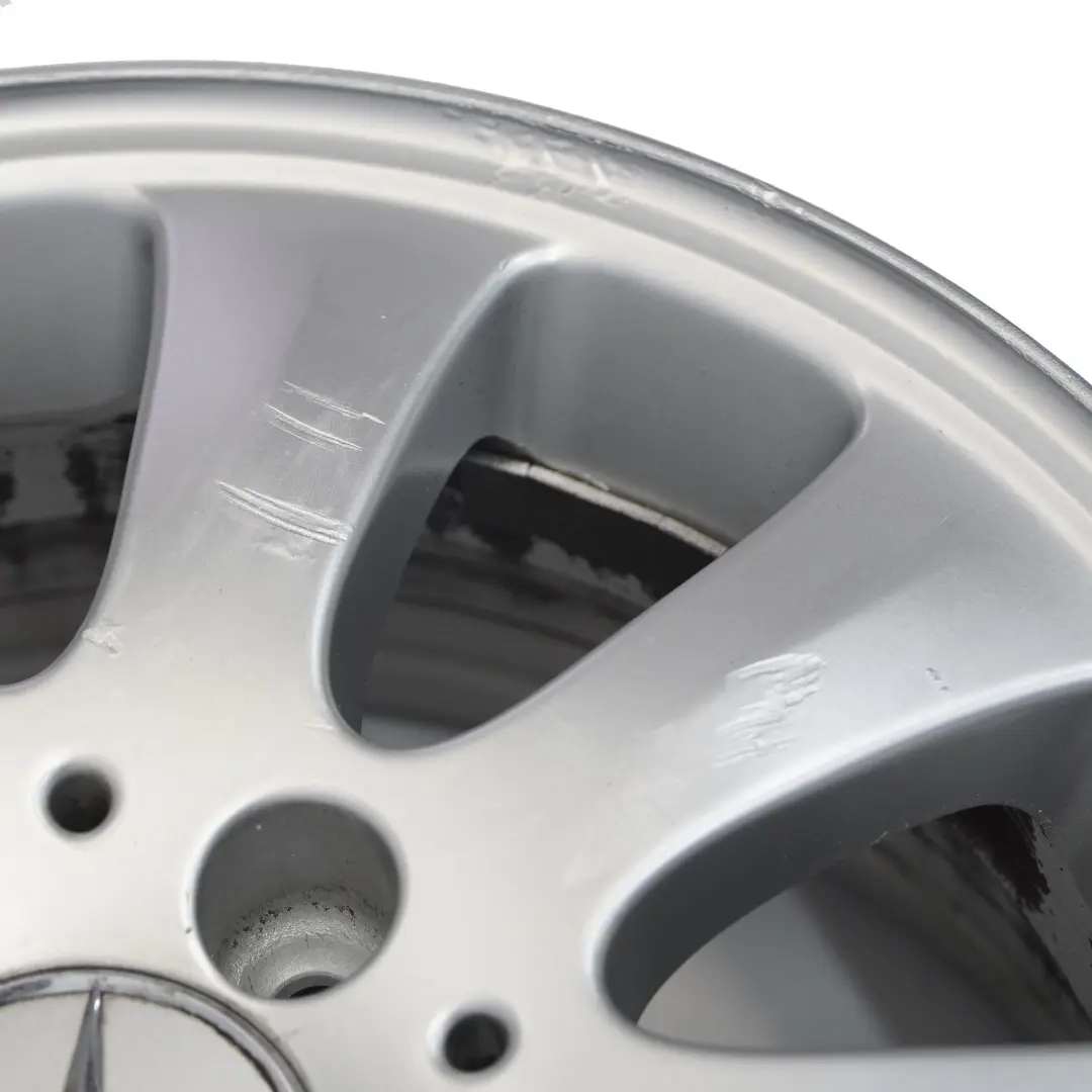 Mercedes W169 jante alliage argentée 15" ET:44 6J - SKU A1694010002-1 - Numéro de pièce A1694010002