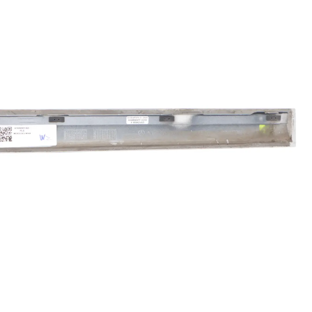 Mercedes W169 Tür verkleidung Zierleiste hinten links Polar silber - SKU A1696901362-PLS - Teilenummer A1696901362