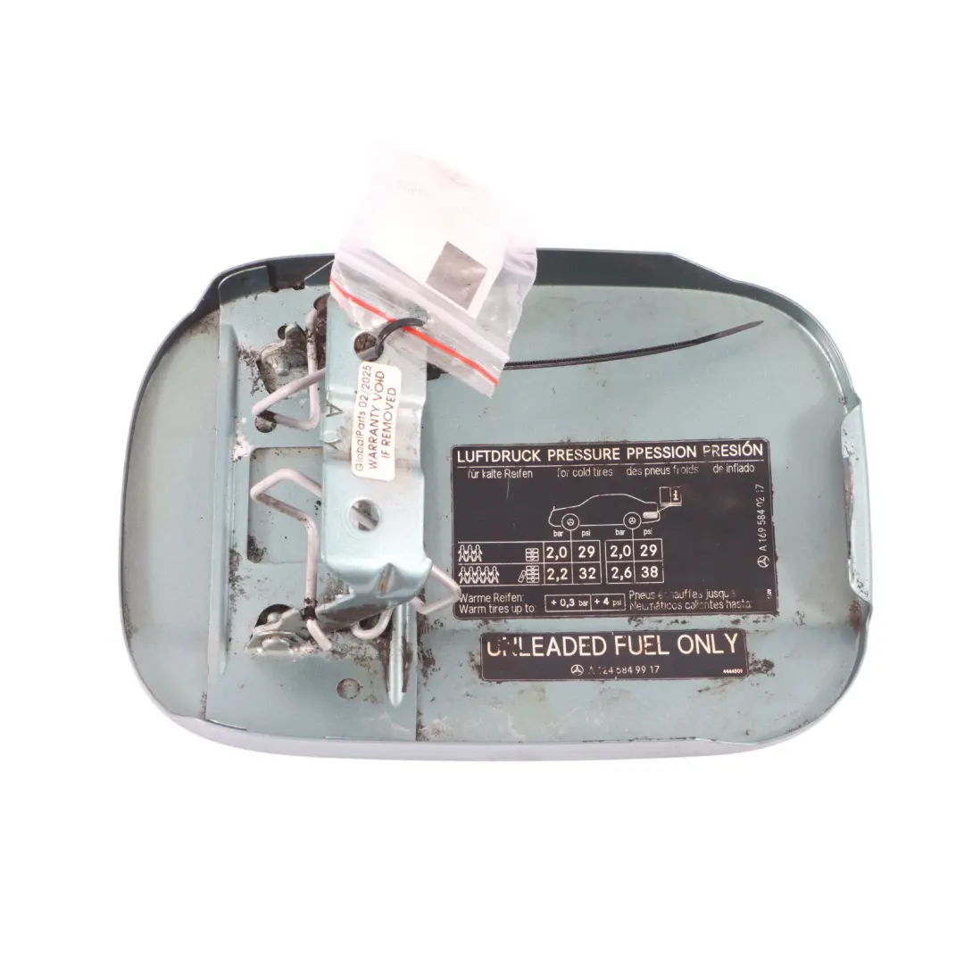  Ressort couvercle bouchon réservoir carburant Mercedes W169 Source Bleu - 958 - SKU A1697500106-SSO - Numéro de pièce A1697500106