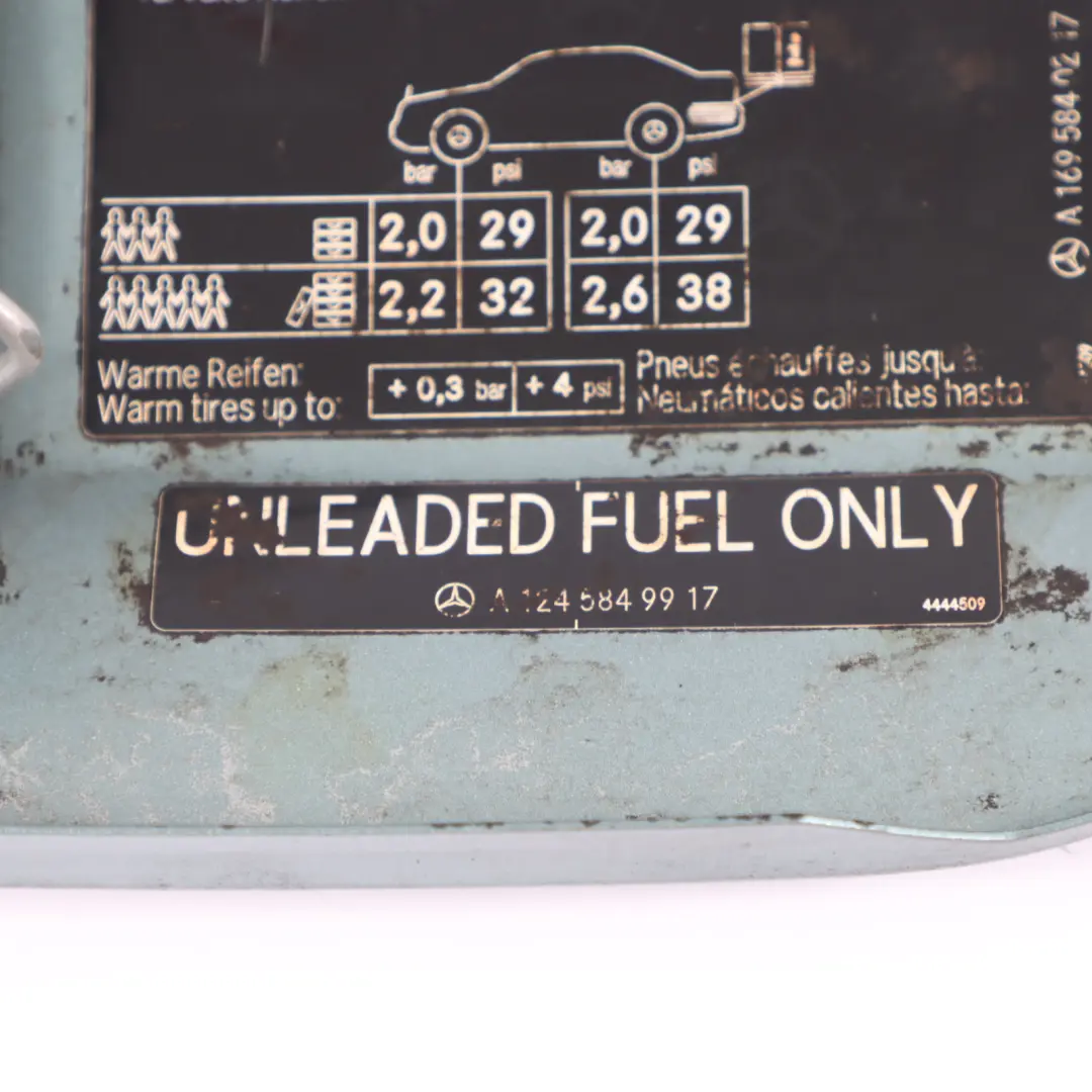 Klappe Tank Deckel Abdeckung Feder Quelle Blau - 958 für Mercedes W169 Tank mit Teilenummer A1697500106 Mercedes W169 Tank Klappe Tank Deckel Abdeckung Feder Quelle Blau - 958 - SKU A1697500106-SSO - Teilenummer A1697500106