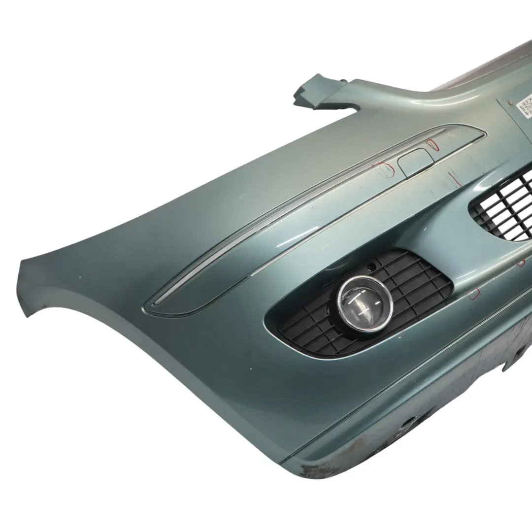 Front Bumper Trim Panel Spring Source Blue Metallic - 958 to Mercedes W169 with Part number A1698800040 Mercedes W169 Front Bumper Trim Panel Spring Source Blue Metallic - 958 - SKU A1698800040-SSO - Part number A1698800040