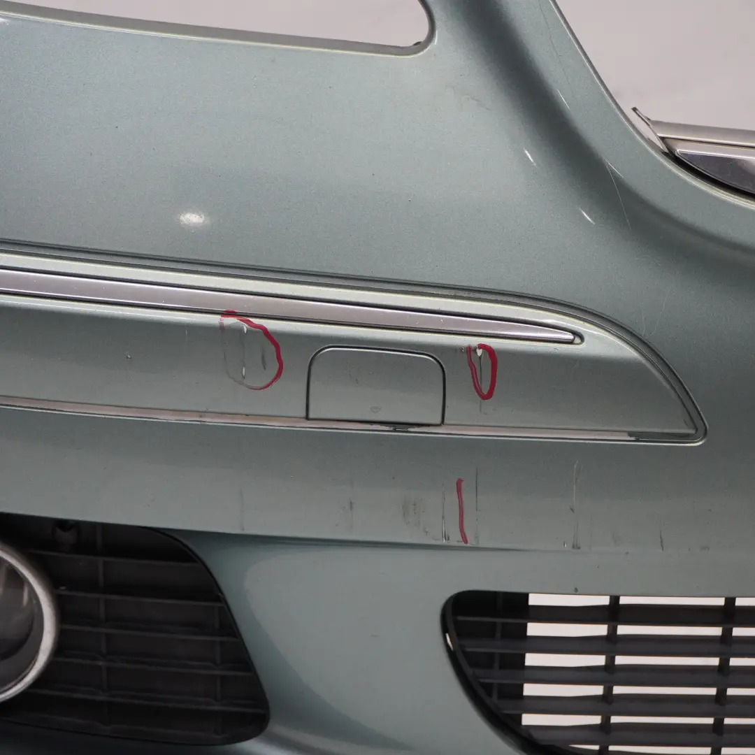 Front Bumper Trim Panel Spring Source Blue Metallic - 958 to Mercedes W169 with Part number A1698800040 Mercedes W169 Front Bumper Trim Panel Spring Source Blue Metallic - 958 - SKU A1698800040-SSO - Part number A1698800040