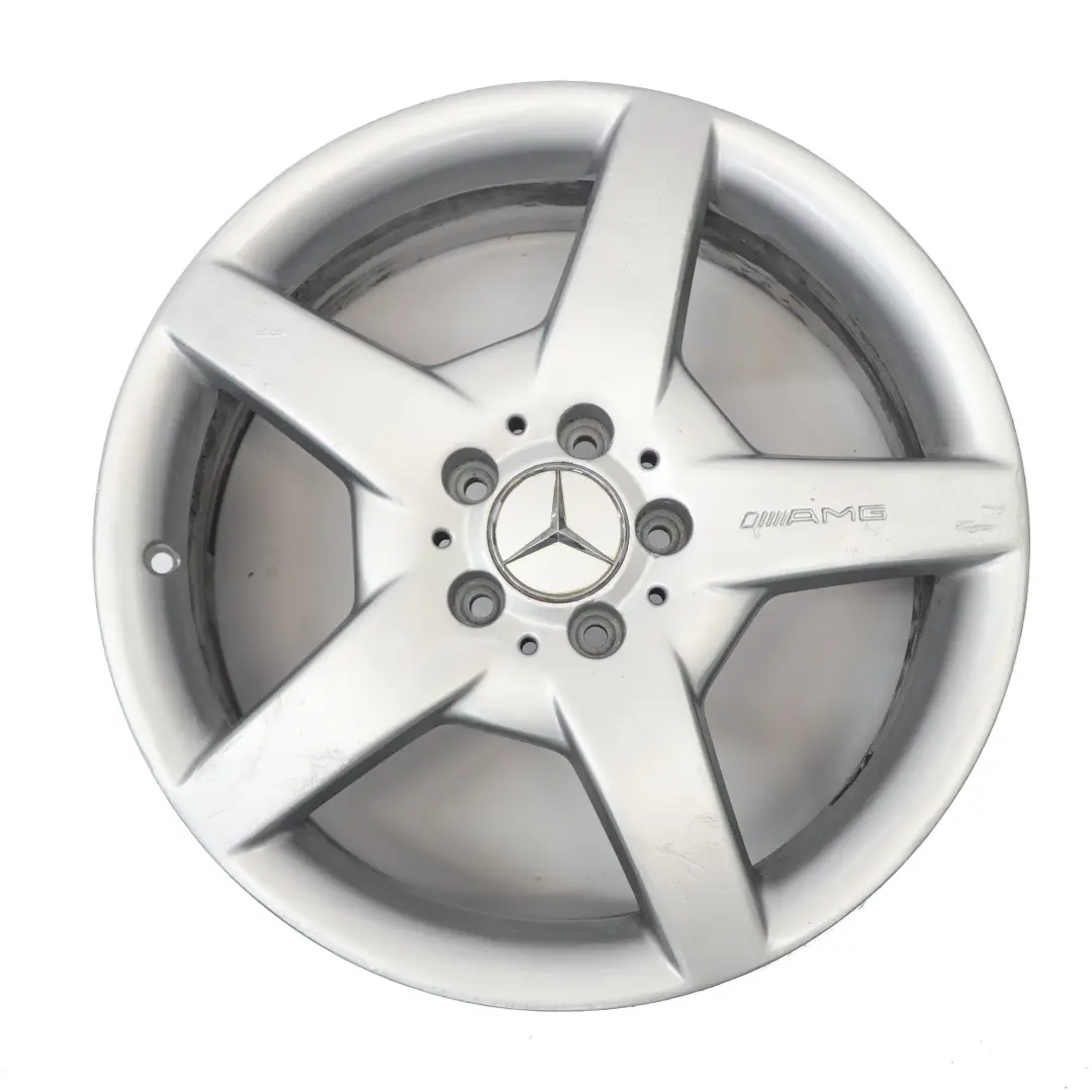 Mercedes R171 AMG Front Silver Alloy Wheel Rim 18" 7,5J ET:37 - SKU A1714011602-1 - Part number A1714011602