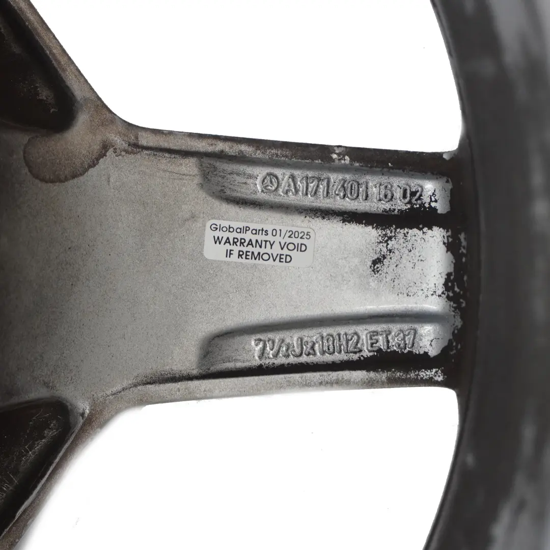 Mercedes R171 AMG Front Silver Alloy Wheel Rim 18" 7,5J ET:37 - SKU A1714011602-1 - Part number A1714011602
