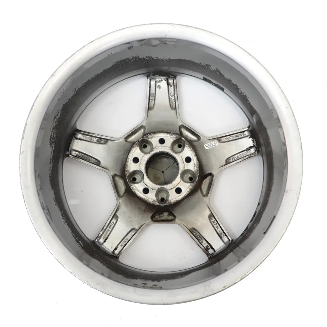 Front Silver Alloy Wheel Rim 18" 7,5J ET:37 to Mercedes R171 C209 AMG with Part number A1714011602 Mercedes R171 C209 AMG Front Silver Alloy Wheel Rim 18" 7,5J ET:37 - SKU A1714011602-2 - Part number A1714011602