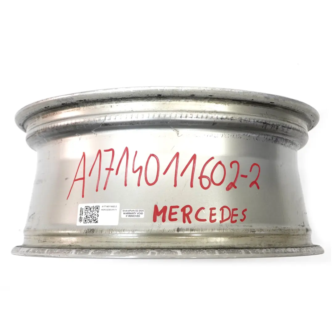 Cerchio lega anteriore argento 18" 7,5J ET:37 per Mercedes R171 C209 AMG con numero di parte A1714011602 Mercedes R171 C209 AMG Cerchio lega anteriore argento 18" 7,5J ET:37 - SKU A1714011602-2 - Numero di parte A1714011602