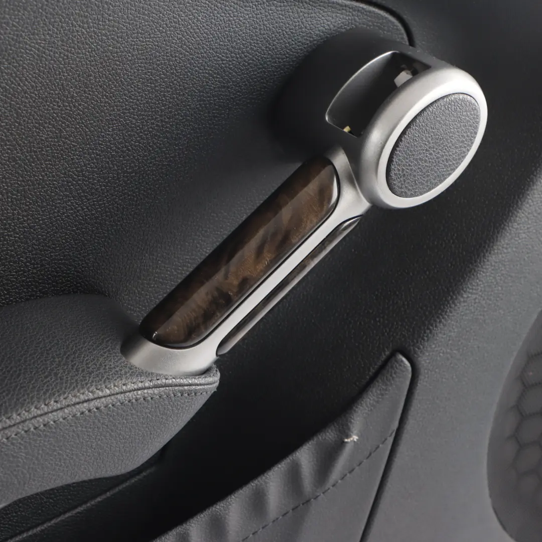 Door Card Front Left N/S Black Leather Thread to Mercedes SLK R171 with Part number A1717205563 Mercedes SLK R171 Door Card Front Left N/S Black Leather Thread - SKU A1717205563-2 - Part number A1717205563