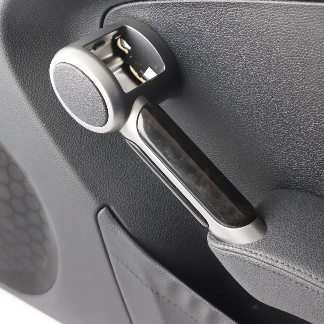 Door Card Mercedes SLK R171 Convertible Front Right O/S Black Leather Thread to with Part number A1717205663 Door Card Mercedes SLK R171 Convertible Front Right O/S Black Leather Thread - SKU A1717205663-1 - Part number A1717205663