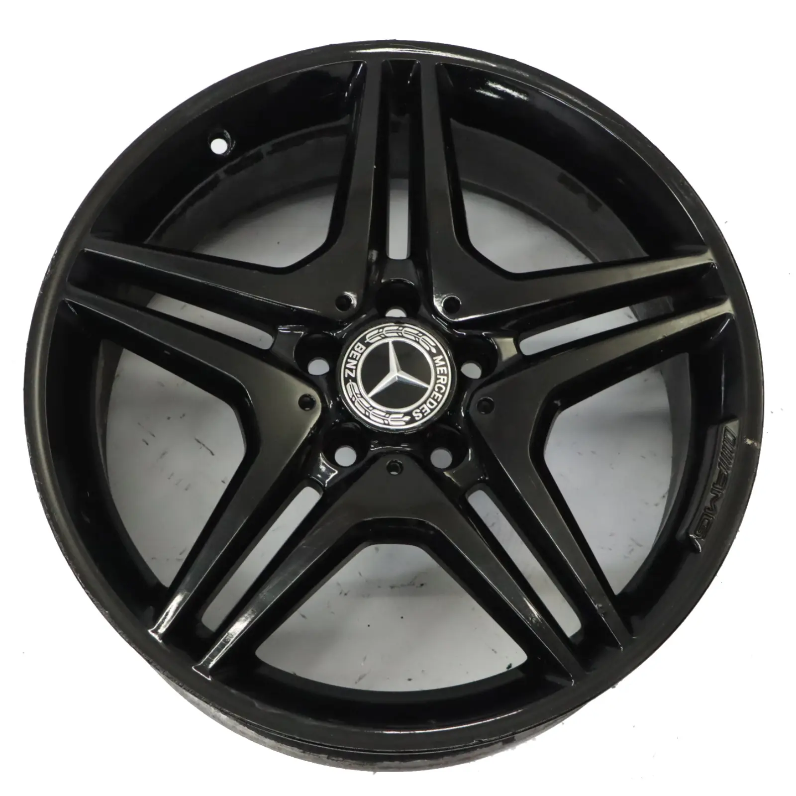 Mercedes W176 W246 AMG Cerchio in lega 18" 5 doppie razze ET:52 7.5J A1764010302
