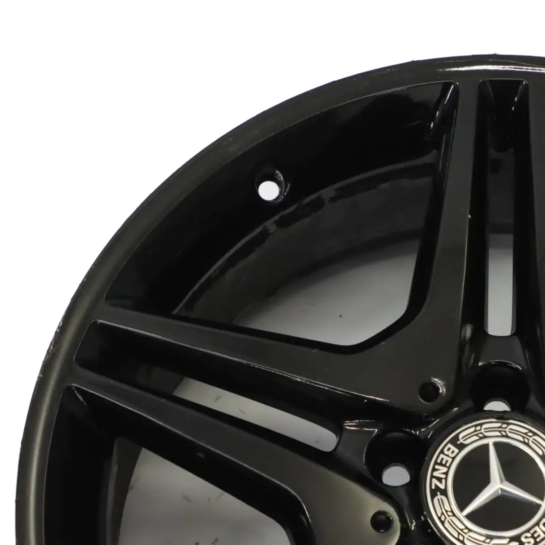 Mercedes W176 W246 AMG Wheel Alloy Rim 18" 5 Double Spoke ET:52 7.5J - SKU A1764010302-7 - Part number A1764010302