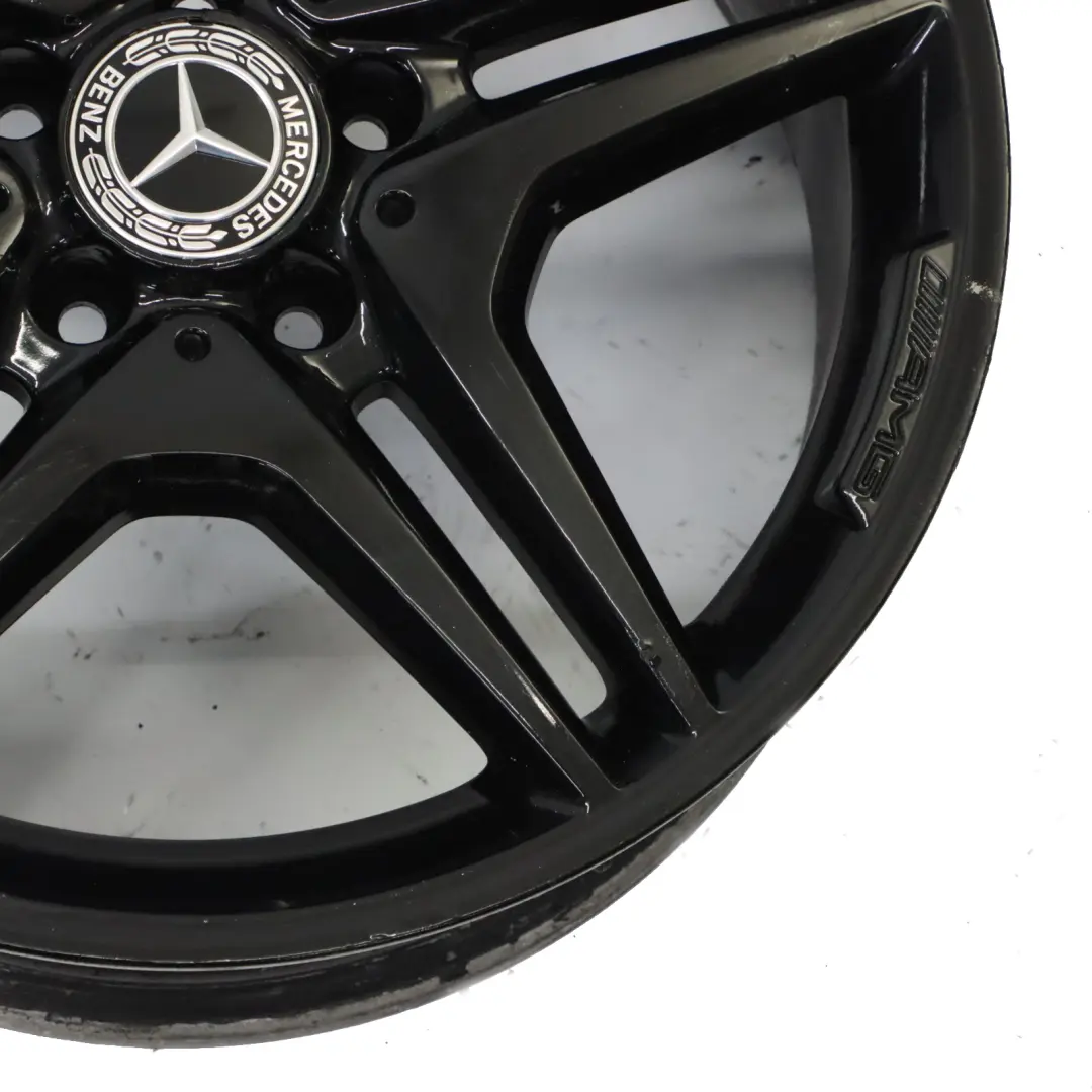 Mercedes W176 W246 AMG Wheel Alloy Rim 18" 5 Double Spoke ET:52 7.5J - SKU A1764010302-7 - Part number A1764010302