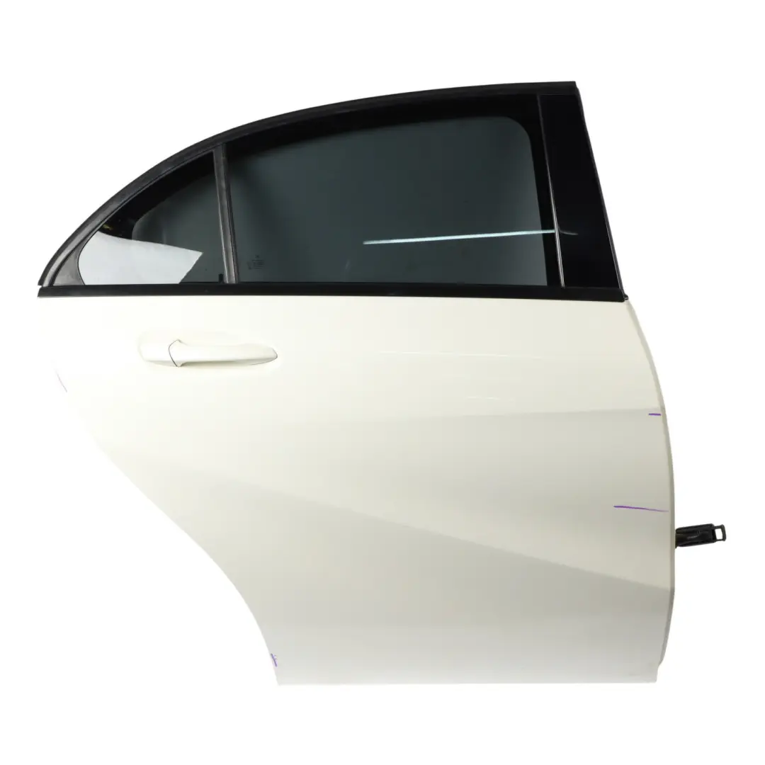 Mercedes W176 Door Rear Right O/S A-Class Calcite White - 650 - SKU A1767300205-CW - Part number A1767300205