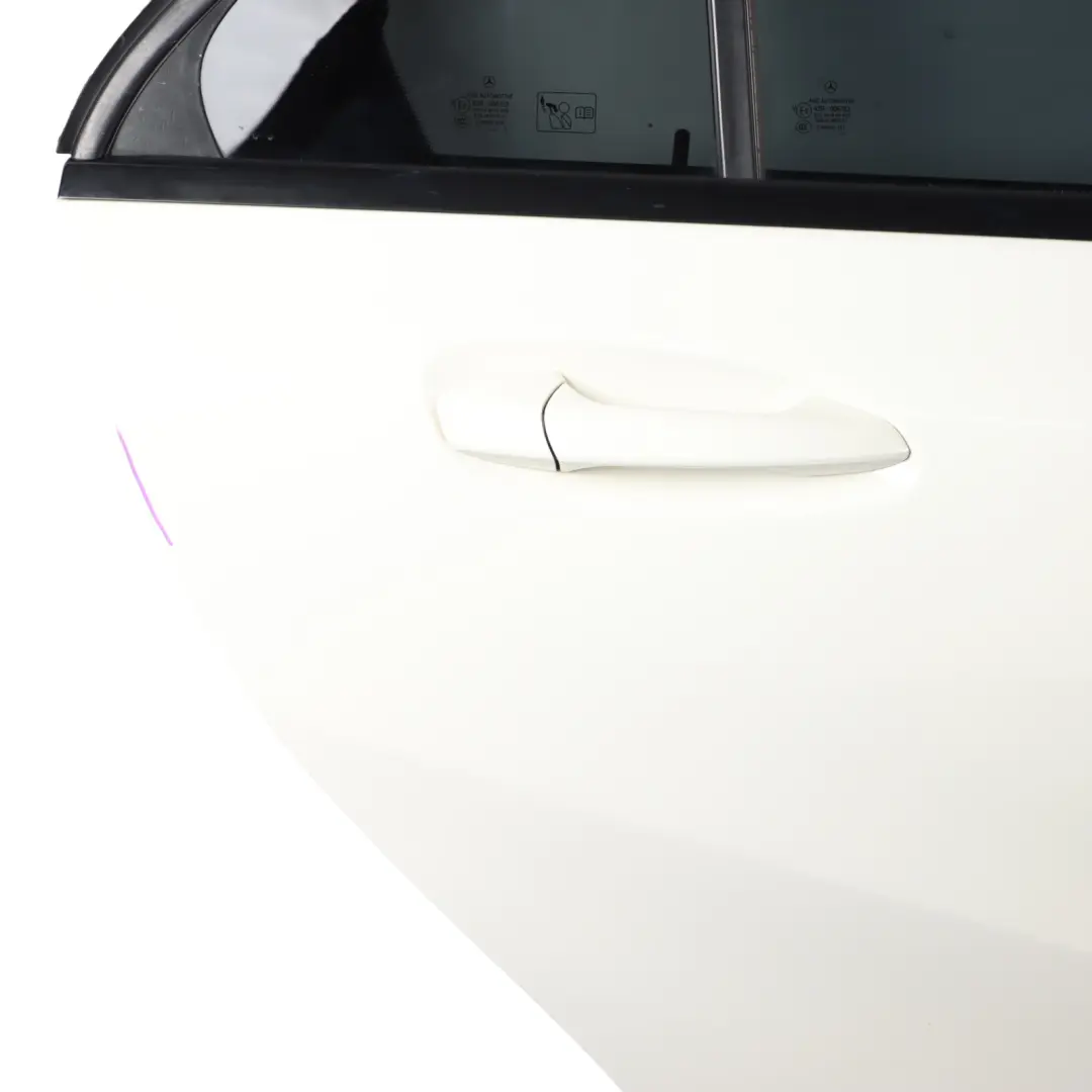 Mercedes W176 Door Rear Right O/S A-Class Calcite White - 650 - SKU A1767300205-CW - Part number A1767300205