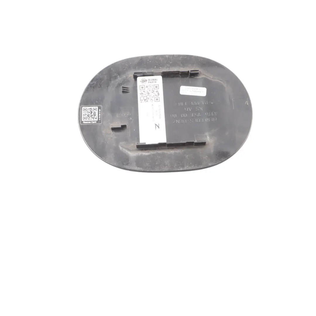 Flap Tank Cap Cover Spacegrau Grey - A52 to Mercedes W176 Fuel with Part number A1767570006 Mercedes W176 Fuel Flap Tank Cap Cover Spacegrau Grey - A52 - SKU A1767570006-SCG - Part number A1767570006