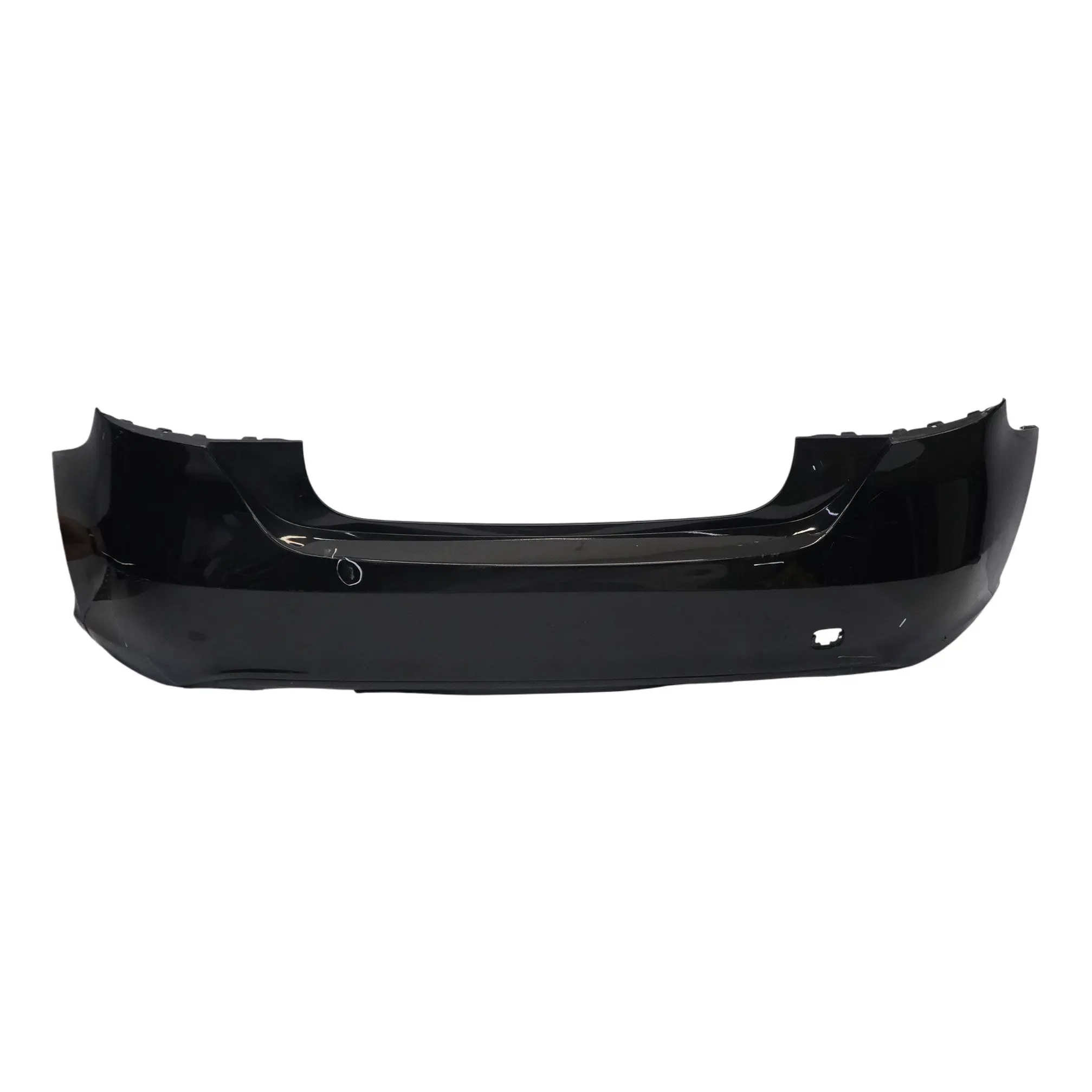 Mercedes W176 Bumper Rear Trim Panel Cover Kosmos Cosmic Black Metallic - 191