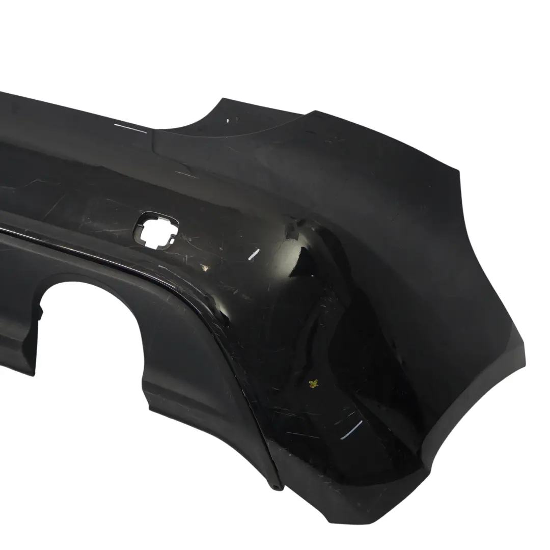 Bumper Rear Trim Panel Cover Kosmos Cosmic Black Metallic - 191 to Mercedes W176 with Part number A1768800440 Mercedes W176 Bumper Rear Trim Panel Cover Kosmos Cosmic Black Metallic - 191 - SKU A1768800440-KB - Part number A1768800440