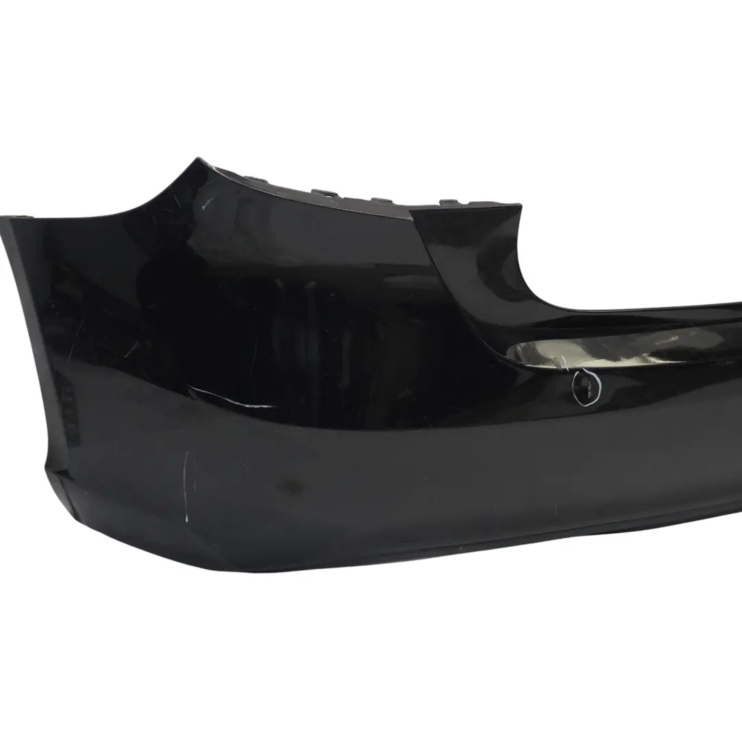 Bumper Rear Trim Panel Cover Kosmos Cosmic Black Metallic - 191 to Mercedes W176 with Part number A1768800440 Mercedes W176 Bumper Rear Trim Panel Cover Kosmos Cosmic Black Metallic - 191 - SKU A1768800440-KB - Part number A1768800440