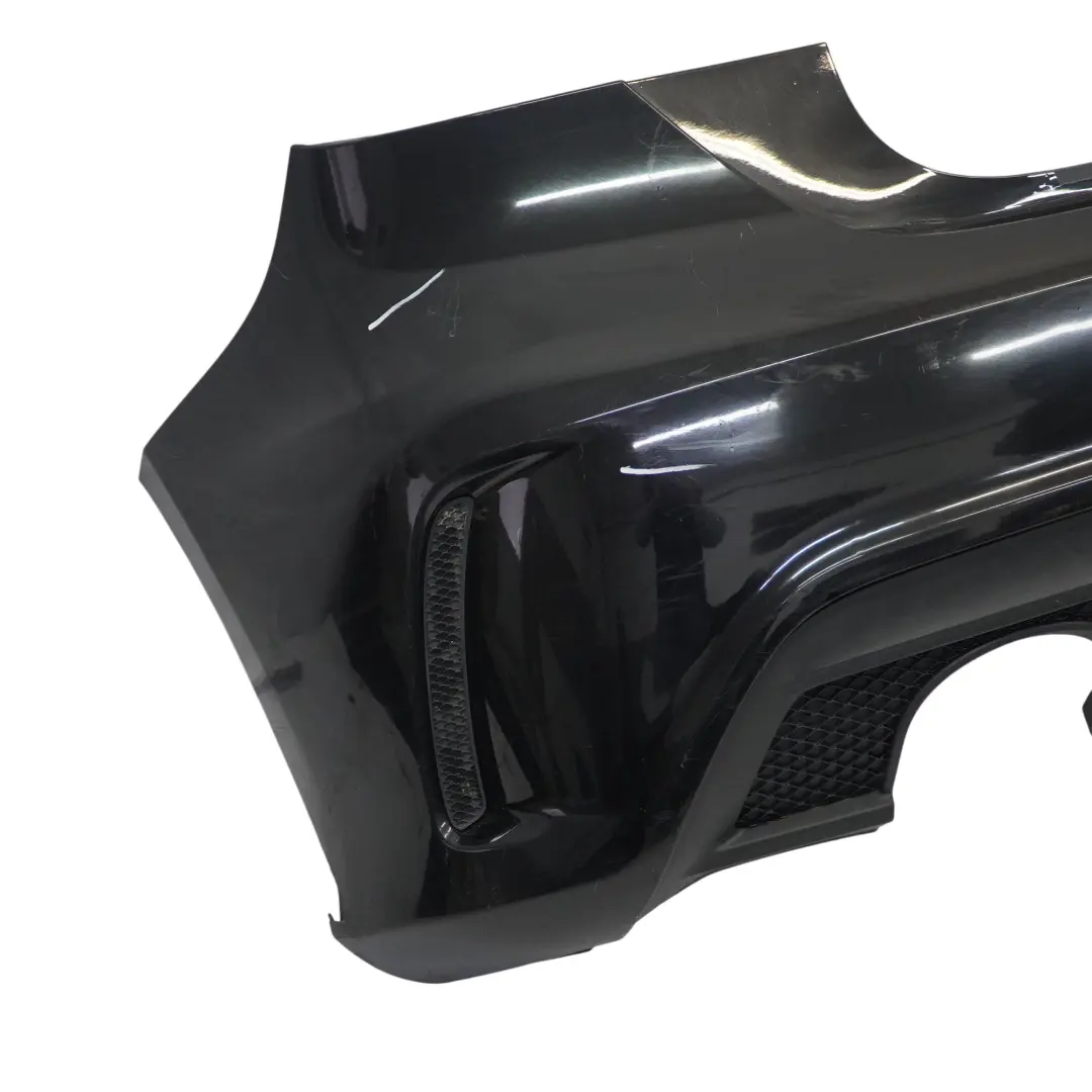 Mercedes W176 Zderzak Tylny AMG Kosmos Black Czarny Metallic - 191 - SKU A1768805740-KB - Numer Części A1768805740