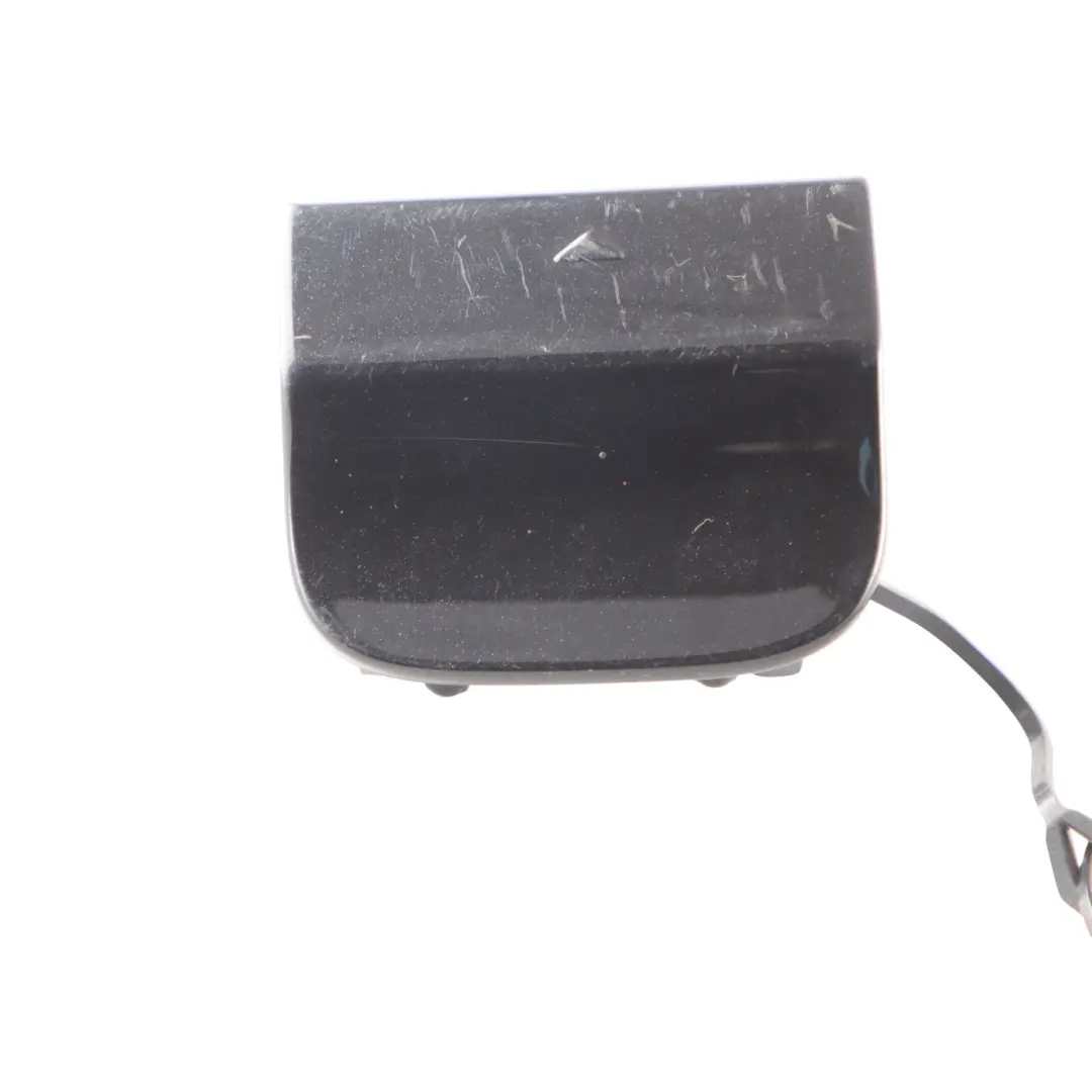 Bumper Towing Eye Hook Cover Cosmos Black - 303 to Mercedes W176 Rear with Part number A1768852122 Mercedes W176 Rear Bumper Towing Eye Hook Cover Cosmos Black - 303 - SKU A1768852122-KB - Part number A1768852122