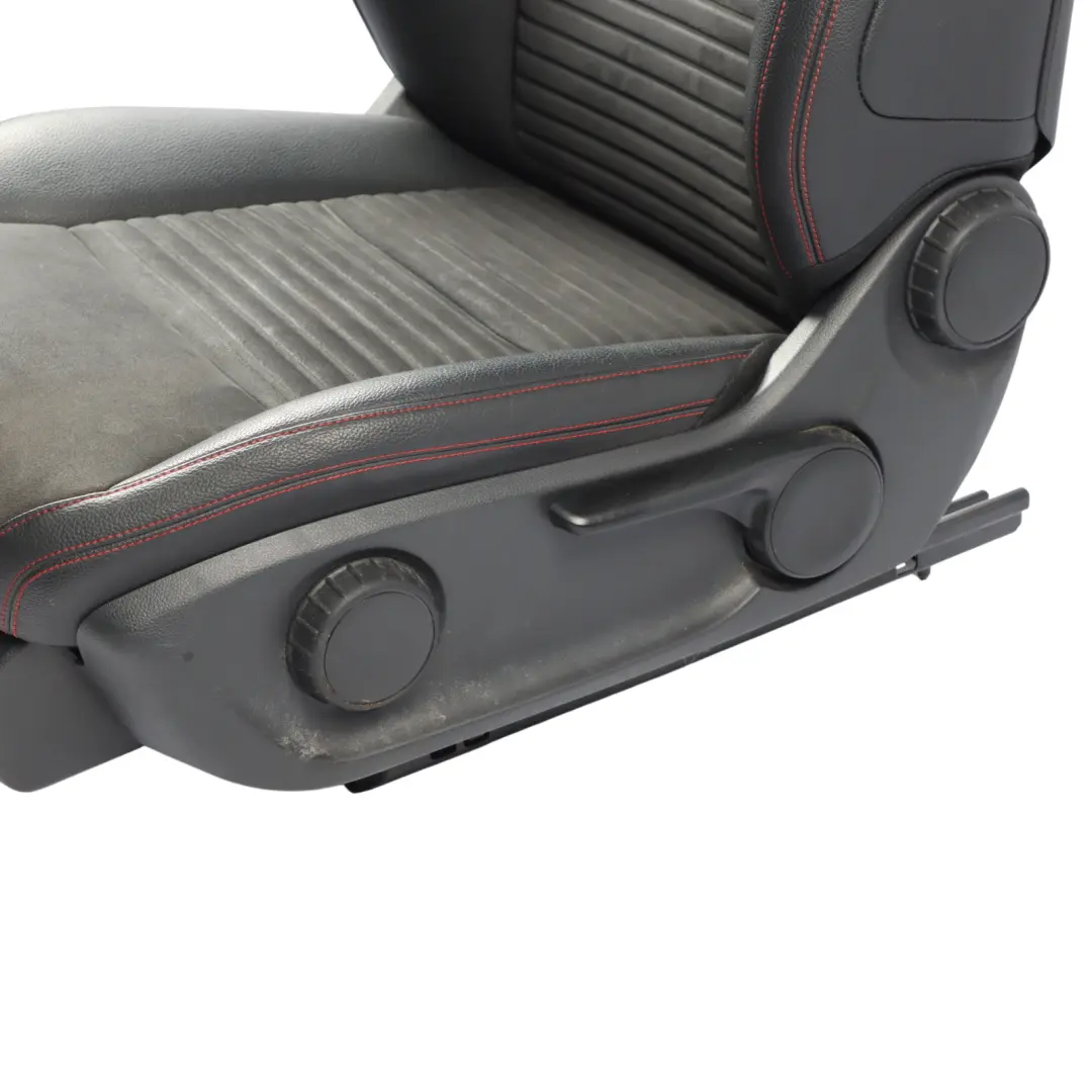 Mercedes X156 W176 Sedile Anteriore Finta Pelle Nero Cuciture Rosse Sinistra - SKU A1769109101-2 - Numero di parte A1769109101