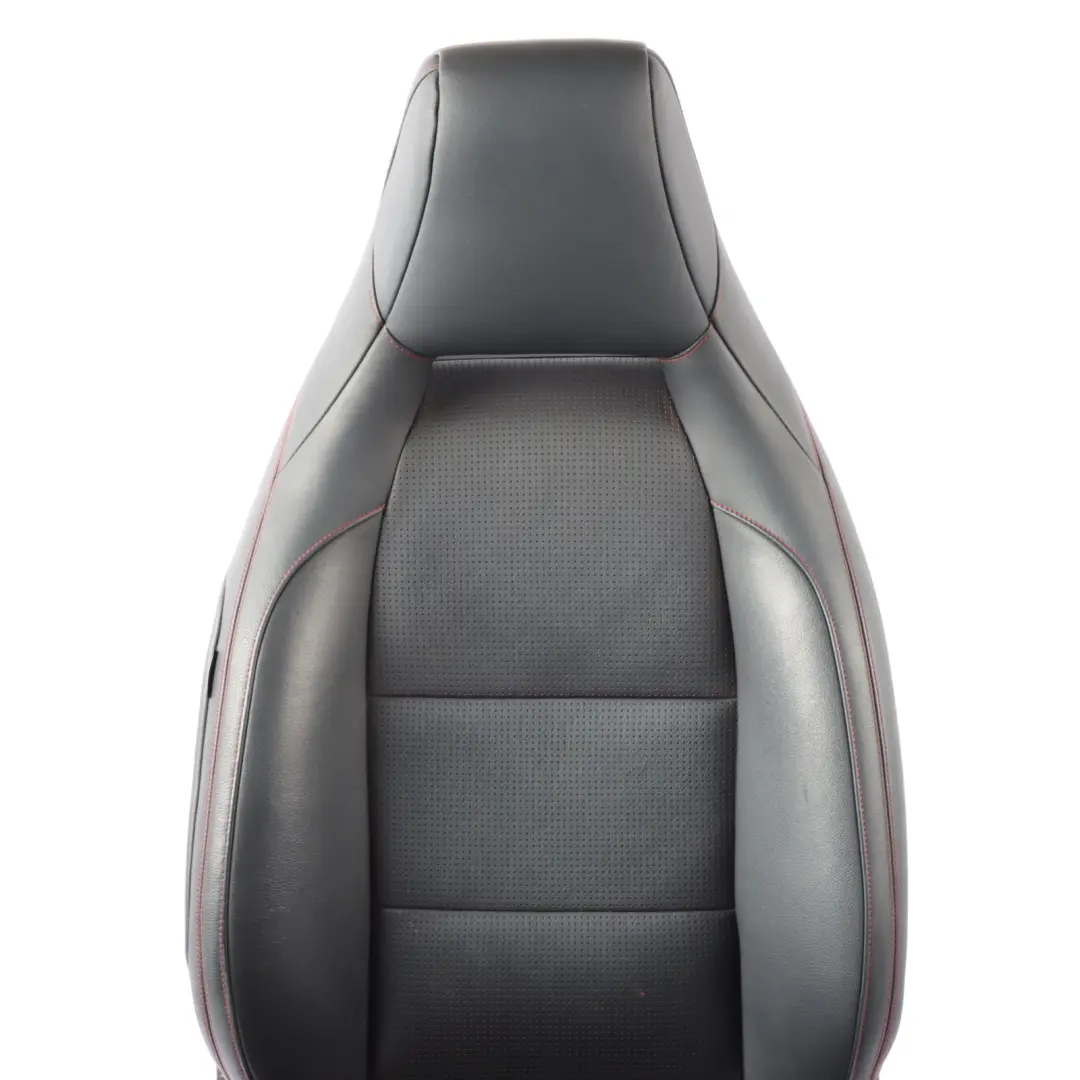 Mercedes W176 Seat Front Right O/S Heated Black Leather Microfibre Red Accent - SKU A1769109601-1 - Part number A1769109601