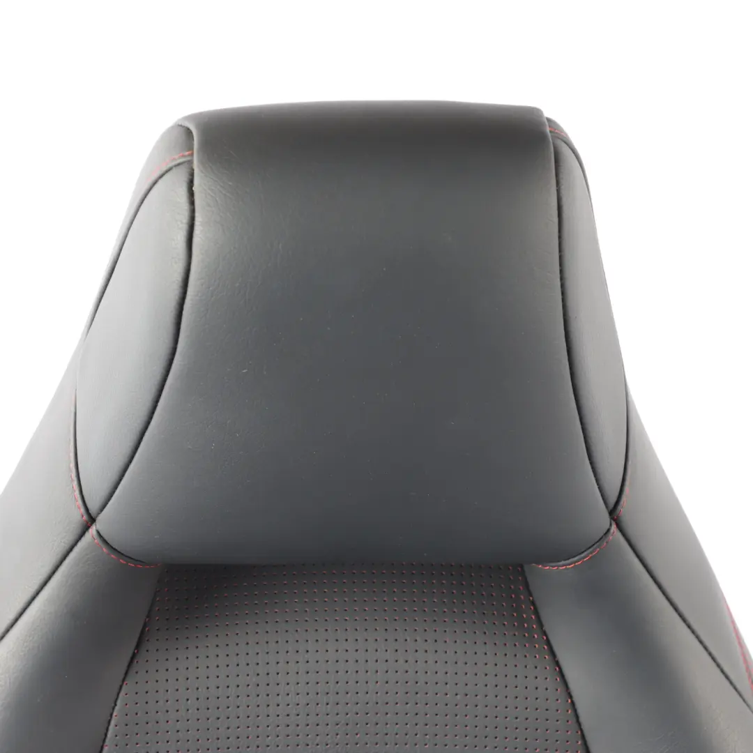 Front Right O/S Heated Black Leather Microfibre Red Accent to Mercedes W176 Seat with Part number A1769109601 Mercedes W176 Seat Front Right O/S Heated Black Leather Microfibre Red Accent - SKU A1769109601-1 - Part number A1769109601
