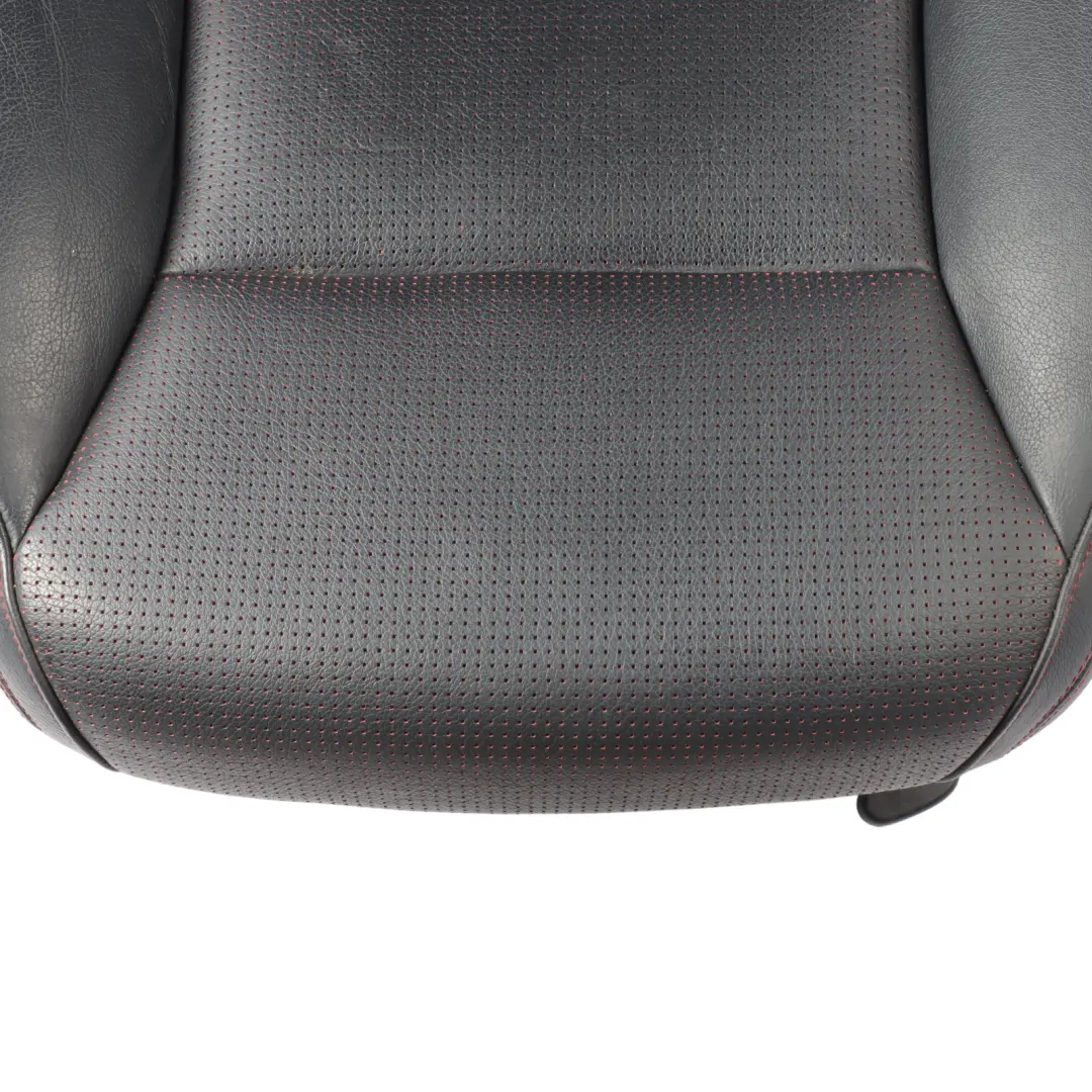 Front Right O/S Heated Black Leather Microfibre Red Accent to Mercedes W176 Seat with Part number A1769109601 Mercedes W176 Seat Front Right O/S Heated Black Leather Microfibre Red Accent - SKU A1769109601-1 - Part number A1769109601