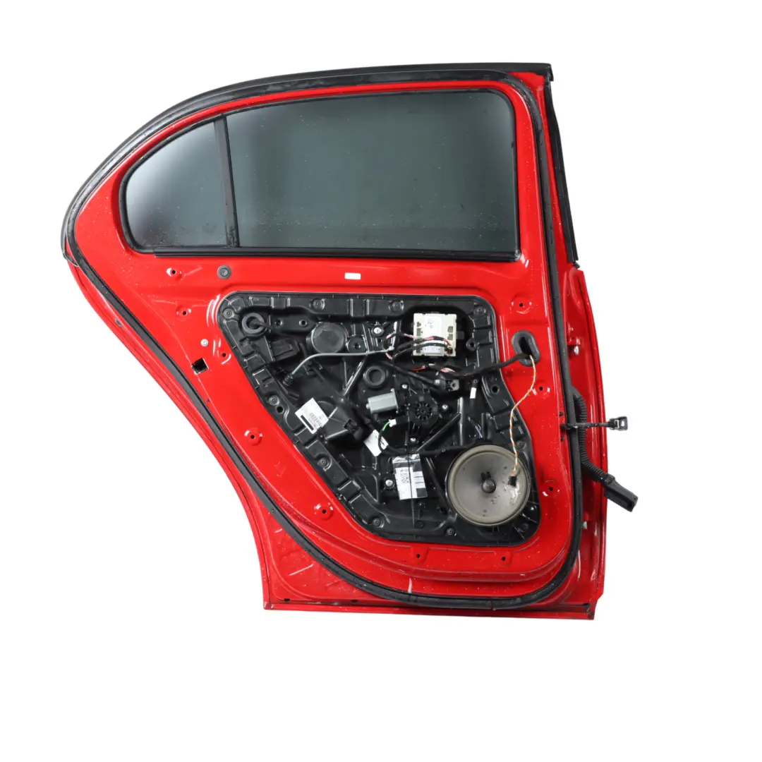 Door Rear Left N/S A-Class Jupiter Red - 589 to Mercedes W177 with Part number A1777301300 Mercedes W177 Door Rear Left N/S A-Class Jupiter Red - 589 - SKU A1777301300-JUR - Part number A1777301300