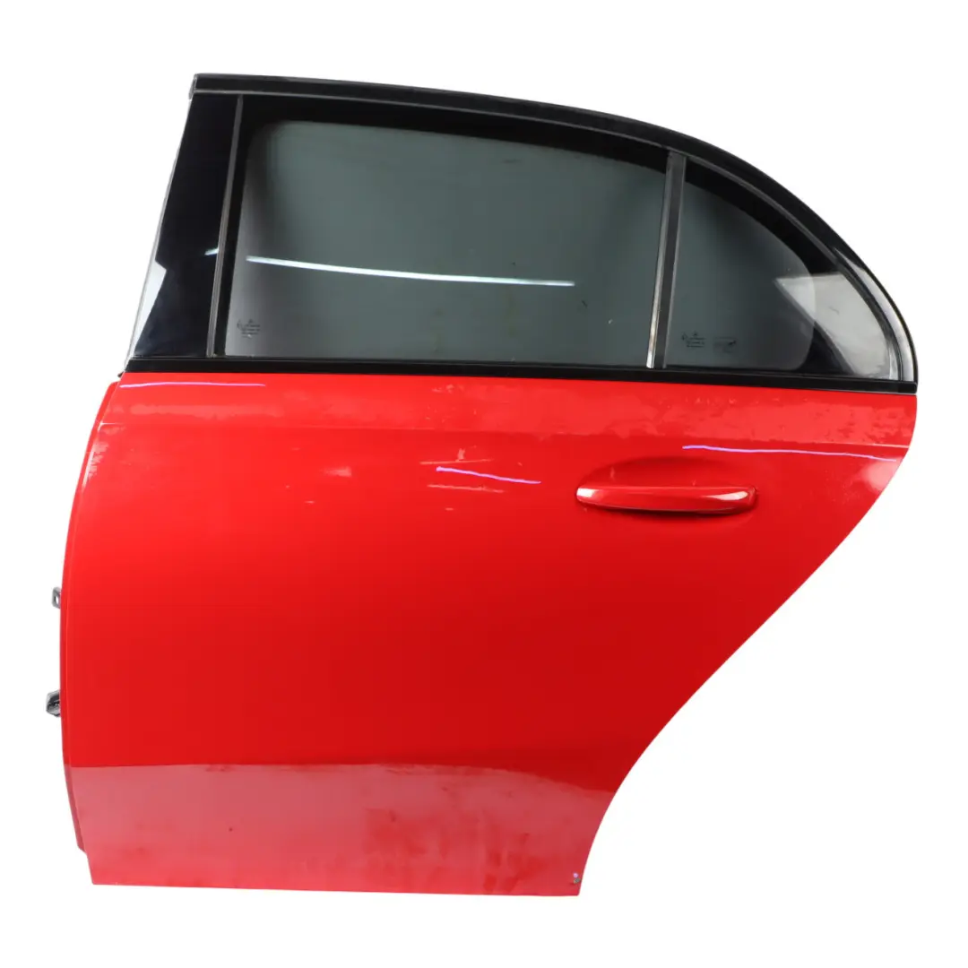 Door Rear Left N/S A-Class Jupiter Red - 589 to Mercedes W177 with Part number A1777301300 Mercedes W177 Door Rear Left N/S A-Class Jupiter Red - 589 - SKU A1777301300-JUR - Part number A1777301300