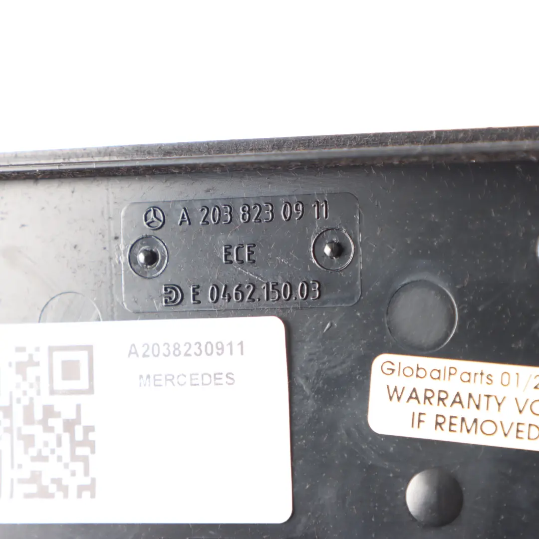 Mercedes W209 Centre Middle Console Retaining Plate - SKU A2038230911 - Part number A2038230911