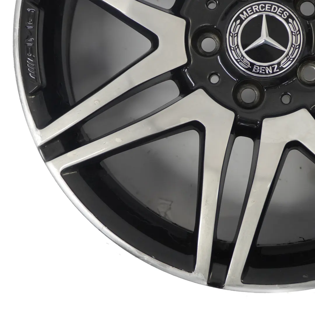 Vorderrad Felge 18" Doppelspeiche ET:47 7.5J für Mercedes W204 AMG mit Teilenummer A2044010604 Mercedes W204 AMG Vorderrad Felge 18" Doppelspeiche ET:47 7.5J - SKU A2044010604-1 - Teilenummer A2044010604