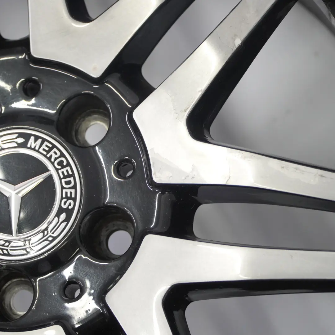 Mercedes W204 AMG Front Wheel Alloy Rim 18" Double Spoke ET:47 7.5J - SKU A2044010604-1 - Part number A2044010604