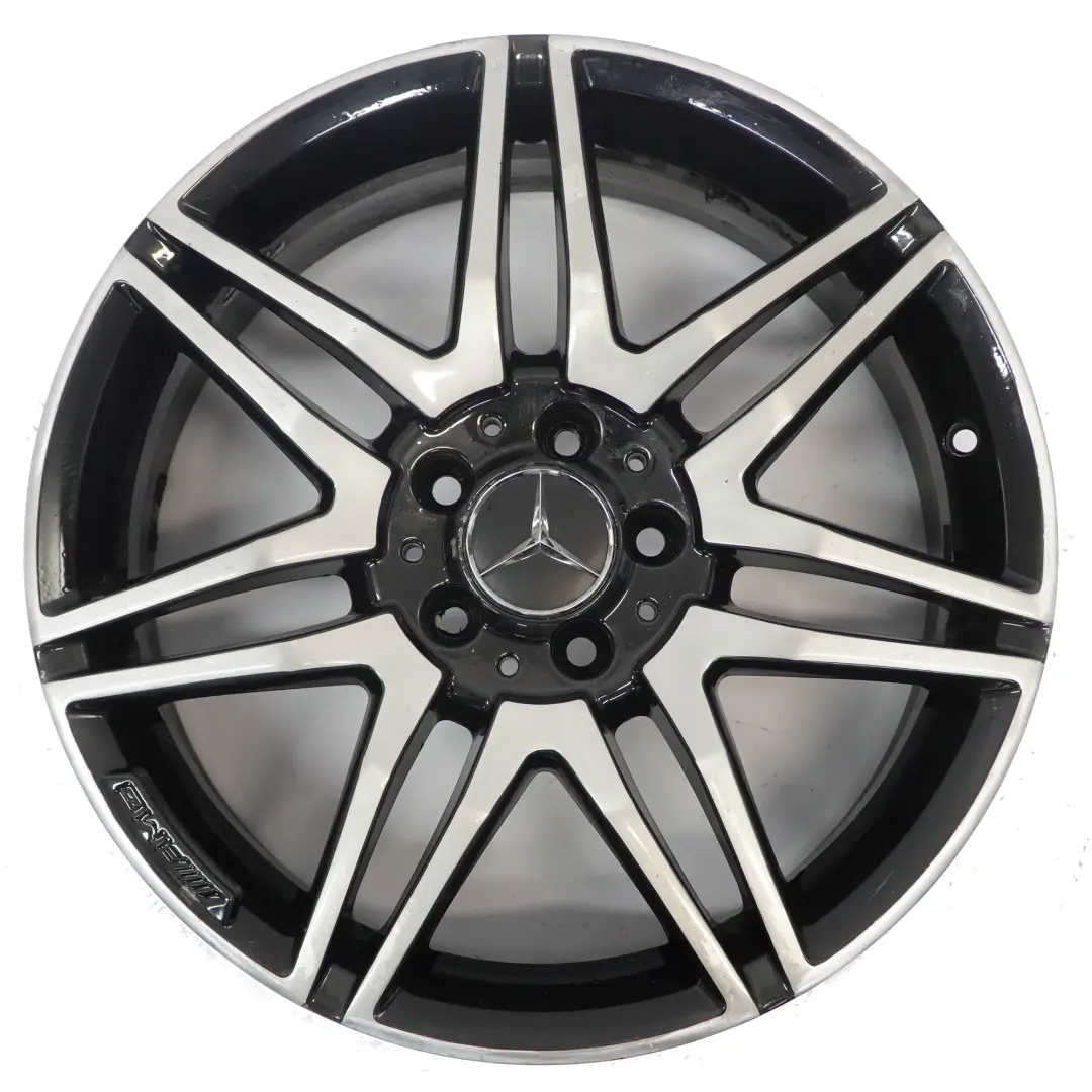 Mercedes W204 AMG Front Wheel Alloy Rim 18" Double Spoke ET:47 7.5J - SKU A2044010604-2 - Part number A2044010604