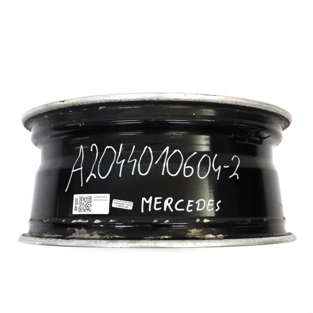 Front Wheel Alloy Rim 18" Double Spoke ET:47 7.5J to Mercedes W204 AMG with Part number A2044010604 Mercedes W204 AMG Front Wheel Alloy Rim 18" Double Spoke ET:47 7.5J - SKU A2044010604-2 - Part number A2044010604