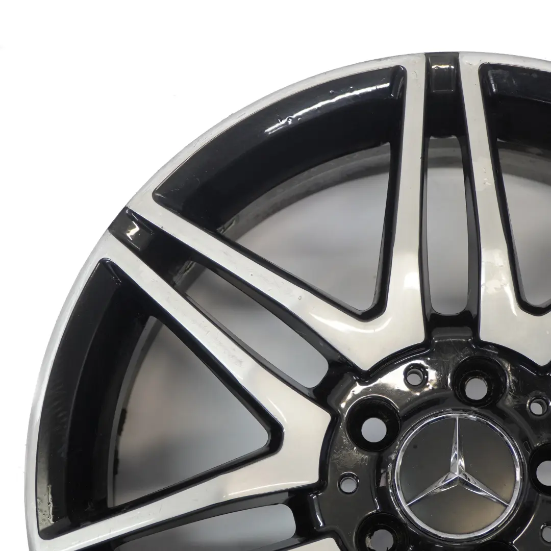 Mercedes W204 AMG Front Wheel Alloy Rim 18" Double Spoke ET:47 7.5J - SKU A2044010604-2 - Part number A2044010604