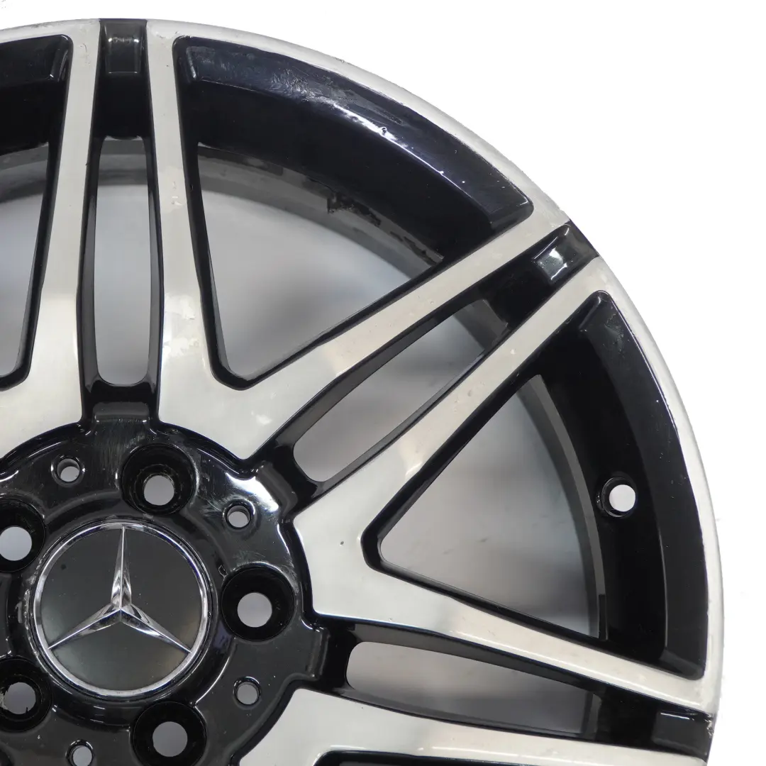 Front Wheel Alloy Rim 18" Double Spoke ET:47 7.5J to Mercedes W204 AMG with Part number A2044010604 Mercedes W204 AMG Front Wheel Alloy Rim 18" Double Spoke ET:47 7.5J - SKU A2044010604-2 - Part number A2044010604