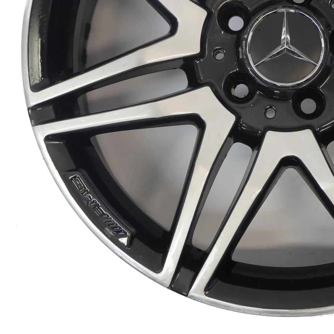 Mercedes W204 AMG Front Wheel Alloy Rim 18" Double Spoke ET:47 7.5J - SKU A2044010604-2 - Part number A2044010604